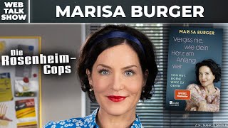 RosenheimCops amp eigenes Buch  Marisa Burger Interview [upl. by Aicened489]