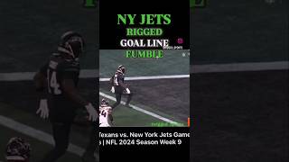 NY JETS RIGGED GOAL LINE FUMBLE shorts [upl. by Kale]