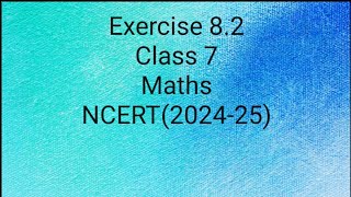 Exercise 82 class 7 mathsrationalnumbers Chapter 8 class 7 maths [upl. by Delmar]