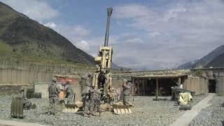 M777 Howitzer Firing Bravo Battery 3321 HD Video 1 [upl. by Aitnecserc94]