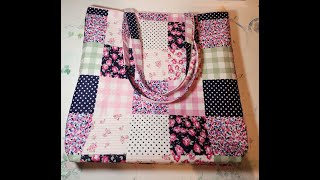 Sewing a tote bag sewing bags totebag [upl. by Herschel57]