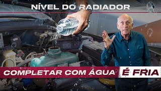 Baixar água do radiador é normal mas errado é completar com água [upl. by Zebedee]