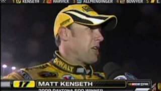 Matt Kenseth Wins Daytona 500 2009 [upl. by Adnawed]