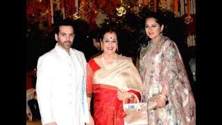 Poonam Sinha with son Khush Sinha and wife at Ambanis residence for Ganesh Chaturthi celebrations [upl. by Clements]