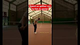 Quand un golfeur pro te fait du panier tennis pourtoi [upl. by Keeley]