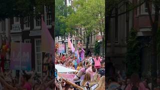 Pride day in Amsterdam pride pridemonth amsterdam netherlands travel festival dance music [upl. by Clift]