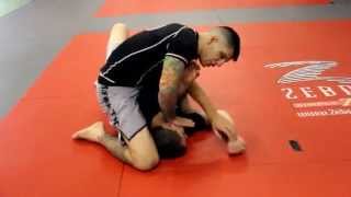 BJJ Training amp Technique  Submission  Armbar from Mount with Americana Setup [upl. by Fondea496]