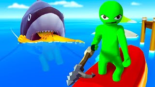 Ragdolls Get Attacked by GIANT Shark  Havocado Gameplay [upl. by Dardani]