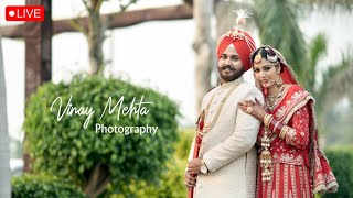 LIVE Daljeet Singh amp Ramanpreet Kaur Reception Ceremony  Vinay Mehta Photography 9416411928 [upl. by Enert]