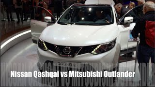 Nissan Qashqai 2015 vs Mitsubishi Outlander 2015 [upl. by Nedle]