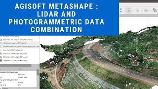 Agisoft Metashape Merge LIDAR and Photogrammetry Point Clouds for 3D GIS and Orthorectification [upl. by Dressler]