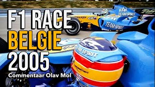 F1 race Belgie 2005 commentaar Olav Mol [upl. by Moonier]