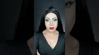 MORTÍCIA CHALLENGE  MORTICIA ADDAMS MAKEUP makeup addamsfamily halloween [upl. by Balduin]