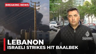 Lebanon Israel strikes historic eastern city of Baalbek after evacuation call [upl. by Jasper428]