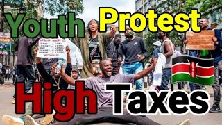 Fearless Youth Protest in Kenya🇰🇪 over High Government Tax vs Protest in Caribbean🇯🇲🇰🇳🇦🇬🇧🇧🇹🇹 [upl. by Anairuy]