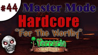 THE HELLWING BOW SHREDS  Terraria Master Hardcore For The Worthy 44 [upl. by Eugenio794]