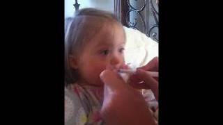 TalkTools Blog  Annabelle 14 Months Oral Motor Exercises [upl. by Lowrie]