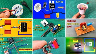 Top 10 Simple electronics projects for beginners 2024 [upl. by Swen]