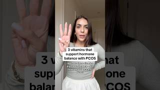 3 Vitamins that support hormone balance with pcos [upl. by Sesmar154]