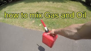 how to mix your own 2 stroke gas weed eaters Leaf blowers and more [upl. by Iphlgenia642]