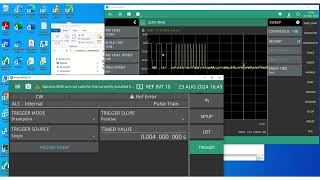 Rubidium MG362x1A Pulse Train Triggering  part 3 [upl. by Heyes646]