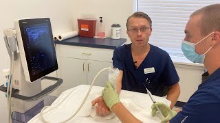 NonSurgical Carpal Tunnel Treatment with Nerve Hydrodissection [upl. by Fiorenza670]