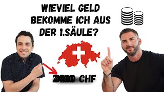 Wieviel Geld aus der 1Säule steht mir zu in der Schweiz 🇨🇭  Berechnung Beispiel und Erklärung 📝 [upl. by Ahtibat630]