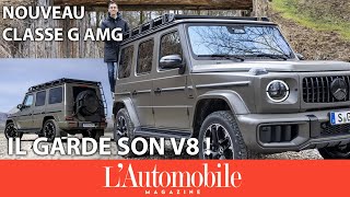 On découvre le nouveau MercedesAMG G 63  toujours armé dun V8 [upl. by Anidan597]