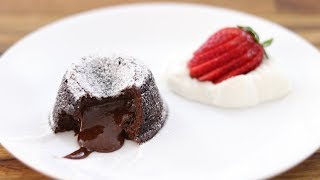 Chocolate Lava Cake Recipe  How to Make Molten Chocolate Lava Cake [upl. by Onateag]