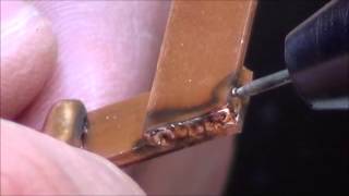 Copper Lap Welds  Pulse Arc  Micro TIG [upl. by Ragland]