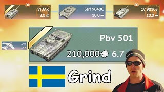 Grind Swedish Tech Tree 💀 All Nation Grind 💀 Part 10 [upl. by Eilsek70]