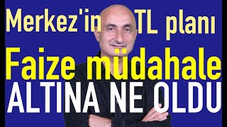 Merkez Bankasının TL planı  Altın ve borsa neden düştü  Faize müdahale [upl. by Koch699]