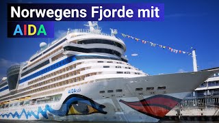 Norwegens Fjorde  Die schönste Aida Kreuzfahrt Deines Lebens ab Hamburg ⚓😍 [upl. by Kenji957]