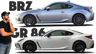 2022 Subaru BRZ vs Toyota GR86  This is the one I buy and why [upl. by Anattar]