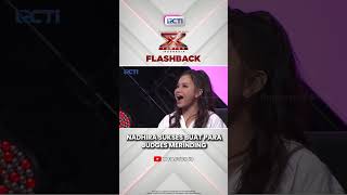 NADHIRA SUKSES Buat Para Judges Menikmati Penampilannya xfactorindonesia shorts [upl. by Sathrum]