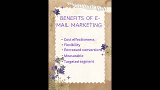 Benefits of email marketing [upl. by Aihcsrop]