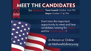 Meet the Candidates for Mahwah Town Council [upl. by Hallvard]