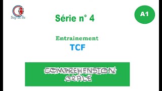 TCF Compréhension orale A1 Série n° 4 [upl. by Marelda]