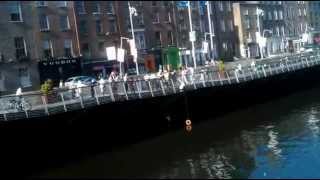 Junkie Jumps Into The Liffey A Rescue in Dublin 24052012 [upl. by Darin]