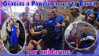 Así agradeció Nayeli a Papysugar y a la Zarca por andar pendiente de ella en el viaje a Europa [upl. by Rafaelle]