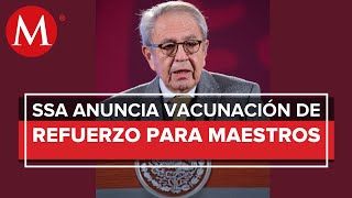 Vacunación contra covid de refuerzo para maestros inicia el 8 de enero [upl. by Enomad]