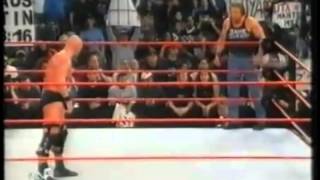 TripleH Screws Stone Cold of the WWF Title Raw January 8th 2001 [upl. by Denyse]