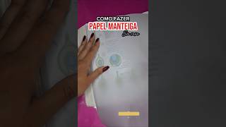 Como fazer papel transparente em casa 🏠 [upl. by Persson20]