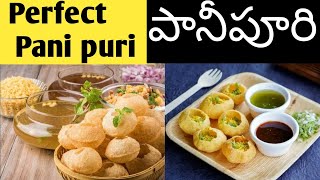 Home made Panipuri recipe for panipuri lovers [upl. by Namharludba]