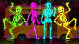 Five Skeletons Dance In Middle Of The Night  Spooky Scary Halloween Song [upl. by Other]