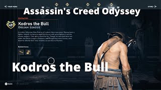 Assassins Creed Odyssey Kodros the Bull Delian League Cultist Lesbos [upl. by Ninehc]