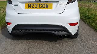 Ford Fiesta 1L Ecoboost Custom Exhaust System [upl. by Myrlene829]