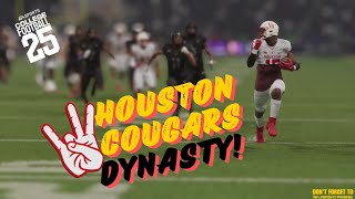 CFB 25 HOUSTON COUGARS DYNASTY SERIES EP47 CAN WE STAY UNDEFEATED [upl. by Rome]