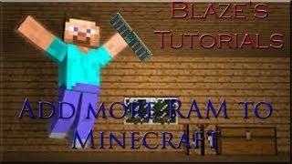 Minecraft Tutorial  How to Allocate RAM Memory to Minecraft 172 [upl. by Roda607]