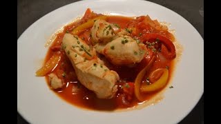 Escalopes poulet poivrons tomates au cookeo [upl. by Meda]